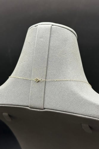 سلسال ذهب ناعم عيار 18 دورين زهرة تصميم الماس وزن...