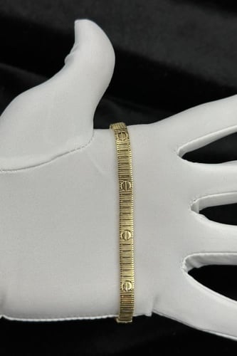 اسوارة ذهب صافي عيار 18 وزن 11.3 جرام