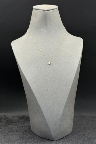 سلسال ذهب عيار 18 جوهرة بتصميم الماس وزن من 0.5 ال...