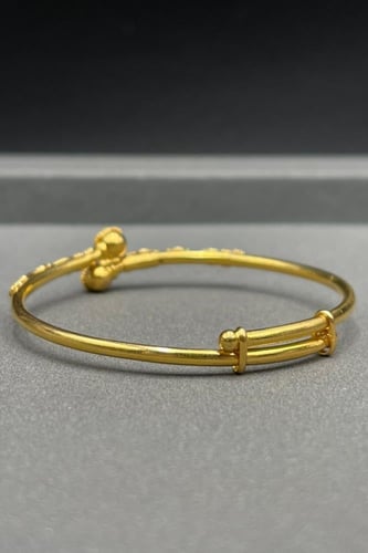 اسوارة اطفال ذهب تصميم هندي عيار 21 وزن 6 جرام