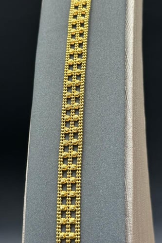 اسوارة كور ذهب صافي عيار 21 وزن 8.8 جرام