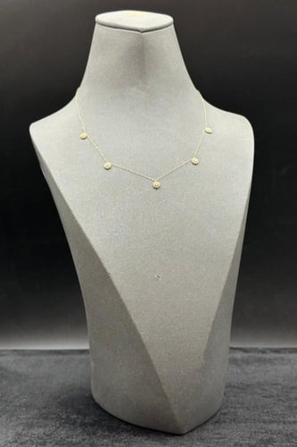 شوكر دوائر ذهب تصميم الماس عيار 18 وزن من 1 الى 1....