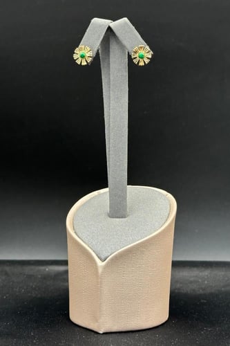 حلق رموش ذهب متعدد الألوان عيار 21 وزن من 1.2 الى...