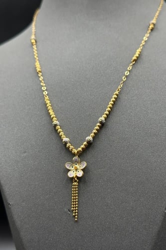 سلسال ذهب عيار ٢١ مع كور تصميم هندي وزن من 5.3 الى...