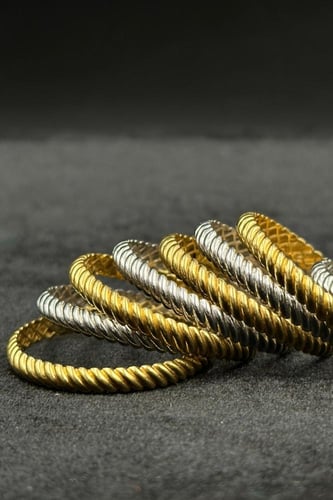 بناجر اطفال امواج ذهب صافي عيار 21