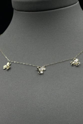 تشوكر وردات ذهب تصميم الماس