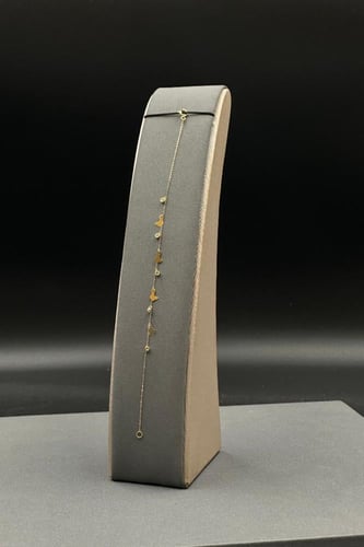 اسوارة اطفال شكل فراشات ذهب تصميم الماس