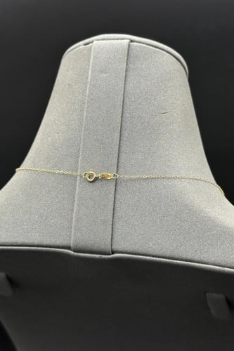 سلسال ذهب عيار 18 جوهرة بتصميم الماس وزن من 0.5 ال...