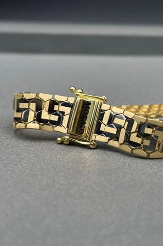 اسوارة ذهب ايطالي عيار 18 وزن 16.4 جرام