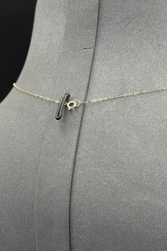 سلسلة ذهب عيار 18 دورين تصميم الماس وزن من 1.1 الى...