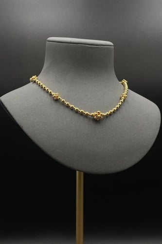 عقد ذهب عيار 21 فخم بتصميم كور وزن وزن من 8.4 الى...