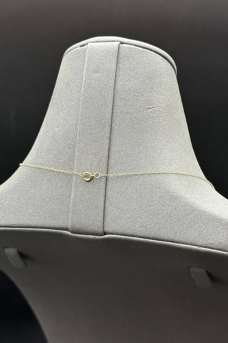 سلسال ذهب ناعم عيار 18 نجمة مفرغ بتصميم الماس وزن...