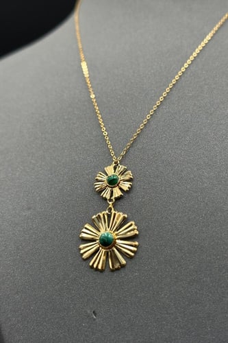 سلسال ذهب عيار ٢١ رموش نازل ثنائي وزن من 1.7 الى 1...