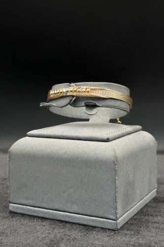 اسوارة ذهب صافي ايطالي عيار 18 وزن 7.4 جرام