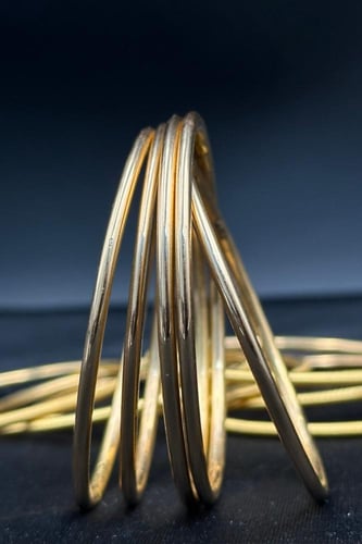 بناجر البركة ذهب صافي عيار 21 بأوزان مختلفة بتصميم...