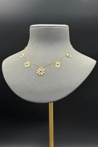 شوكر رموش الذهب ( عدة الوان ) عيار 21 وزن من 2.9 ا...