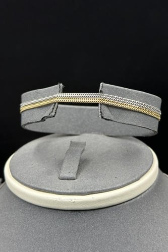 طقم فلات ذهب صافي ايطالي عيار 18 وزن 13.6 جرام