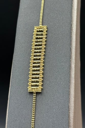 اسوارة سلالم ذهب صافي ايطالي عيار 18 وزن 5.6 جرام