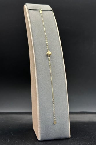 اسوارة قلب ذهب صافي ايطالي عيار 18 وزن من 0.7 الى...