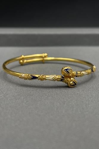 اسوارة اطفال ذهب تصميم هندي عيار 21 وزن 6 جرام