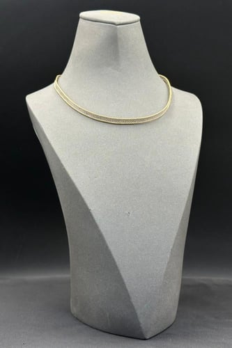 سلسال ناعم ذهب عيار 18 خطّ الأناقة وزن 8.5 جرام