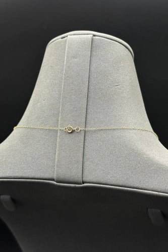 سلسال ذهب عيار 18 دورين زهرة تصميم الماس وزن من 1...