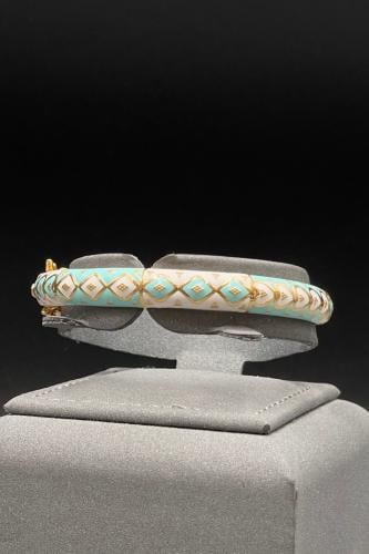 اسوارة ذهب تصميم هندي عيار 21 وزن 15.42 جرام