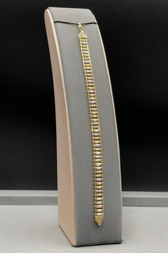 اسوارة ذهب ايطالي عيار 18 وزن 12.1 جرام