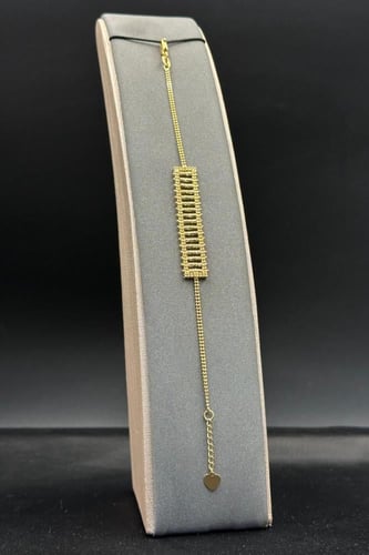 اسوارة سلالم ذهب صافي ايطالي عيار 18 وزن 5.6 جرام