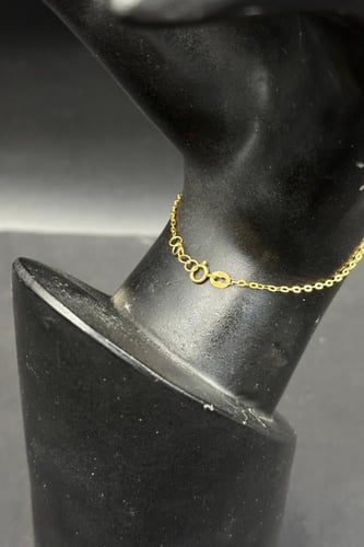 كف ذهب عيار 21 براشي بحريني مع صدف ابيض وزن من 6.5...