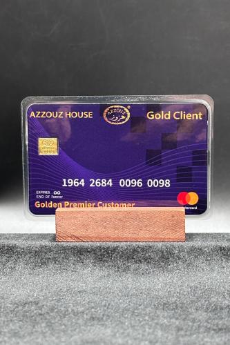 سبيكة ذهب عيار 24 وزن 0.1 جرام
