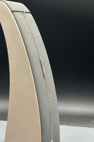 اسوارة ذهب عيار 18 تصميم كور ذهب ايطالي بوزن 0.7 ج...