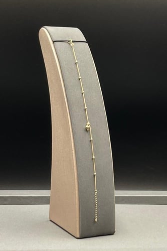 اسوارة كور مع قلب ذهب صافي