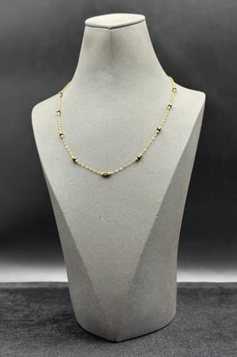 سلسال ذهب عيار ٢١ كور بتصميم هندي وزن 3.7 جرام