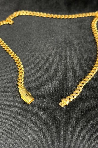 سلسلة جنزير ذهب عيار 21 الجنزير الملكي وزن 19.5 جر...