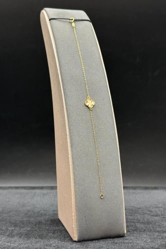 اسوارة وردة ذهب صافي عيار 21 وزن من 0.7 الى 0.8 جر...