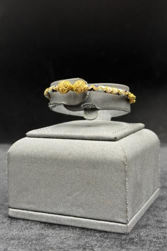 اسوارة ذهب تصميم هندي عيار 21 وزن 9.9 جرام