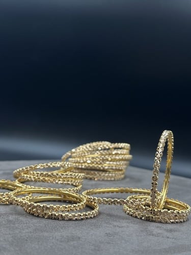 بناجر ذهب عيار 21 موديل وردة مارس الفاخر باوزان مخ...