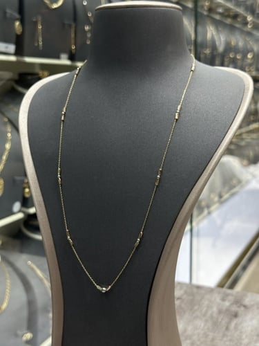 سلسال ذهب ناعم عيار 18 ايطالي وزن 4.2 جرام