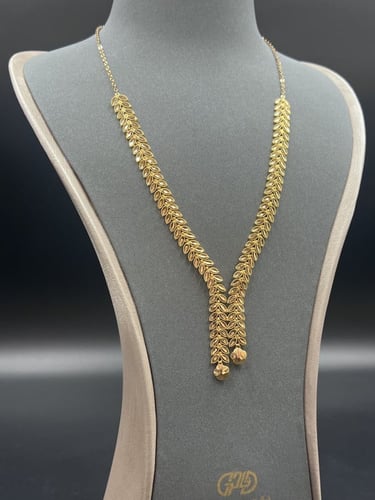 سلسال ذهب عيار ٢١ سنابل نازل وزن 19 جرام