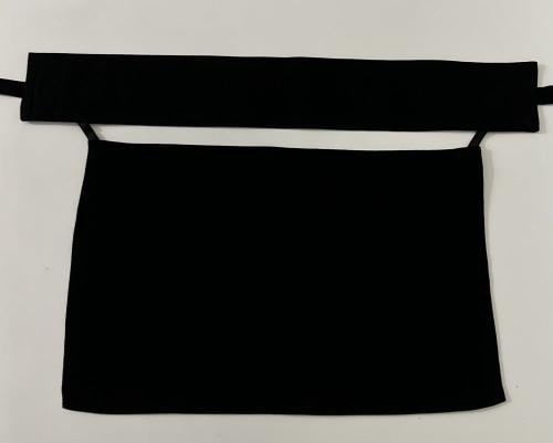 نقاب غير مقوى وسط بخيط مائل