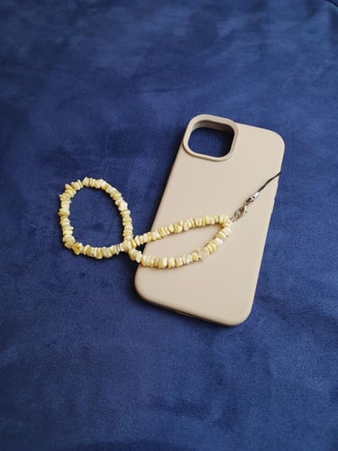 تعليقة جوال من الكريستال صنع يدوي