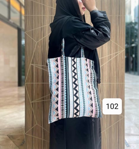 أكياس كتف من القماش بوهيمي ستايل مناسب للطلعات الي...