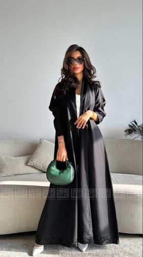 بكج صيفي عبايتين باللون الأسود- 1591