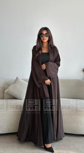 بكج عبايتين حراير صيفية بتصميم A-Line أنيق- 1550