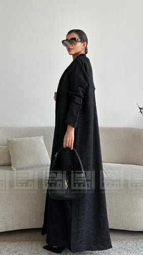 بكج عباية دبل فيس بتطريز أنيق- 1514