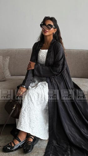 عباية حراير المنقشة الصيفية- 1584