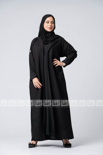 عباية بليزر بفستان متصل 1294