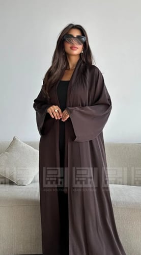 بكج عبايتين باللون البني صيفية أنيقة- 1562