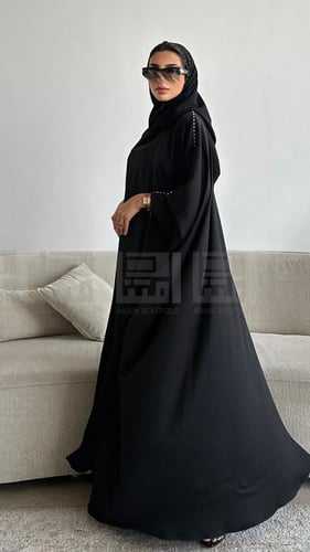 بكج البشت الأسود و الأخضر الكريستالي الصيفي- 1583